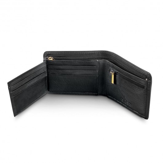 Pierre Cardin Leather Wallets Open